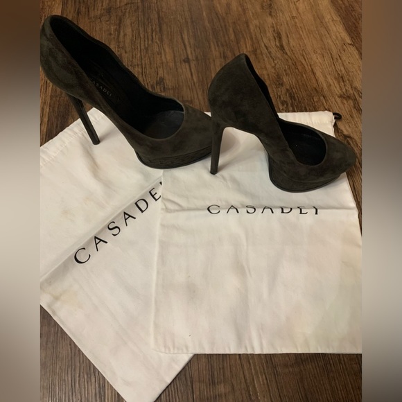 CASADEI Chain Pattern Platform Pumps. Size 6.5 US - Picture 8 of 9